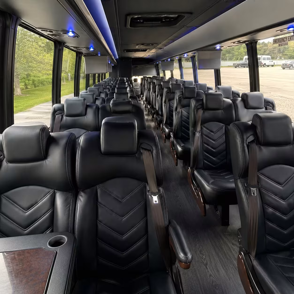 25 passenger minibus inside