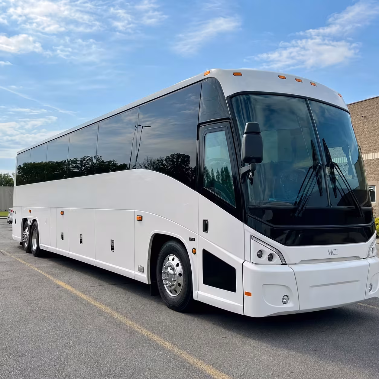 lafayette 56 passenger charter bus rental