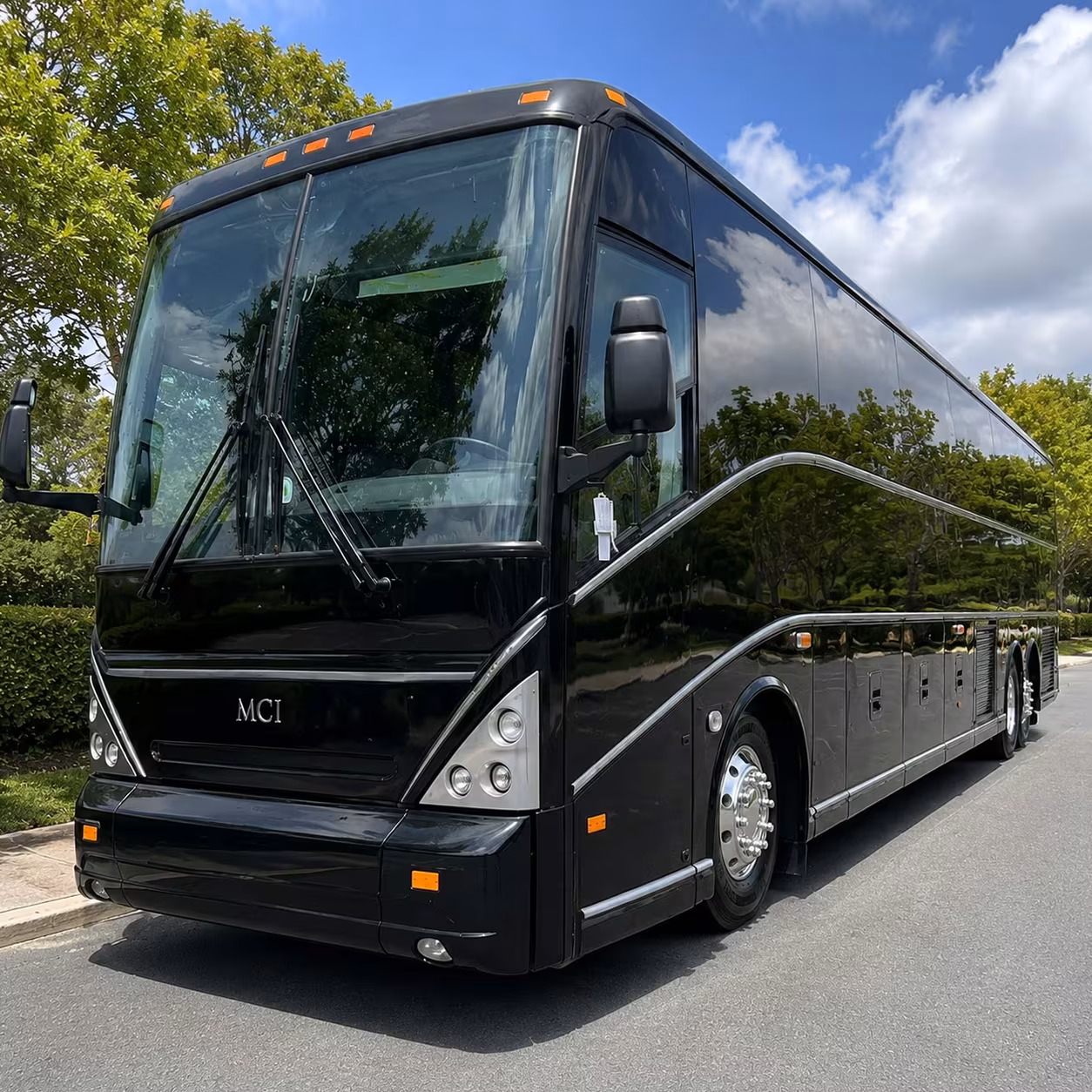lafayette wedding shuttle buses between ceremony and reception