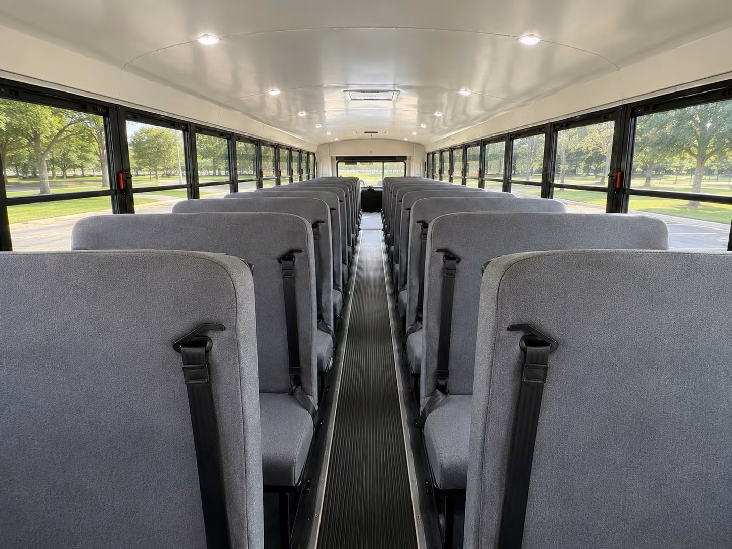school bus interior
