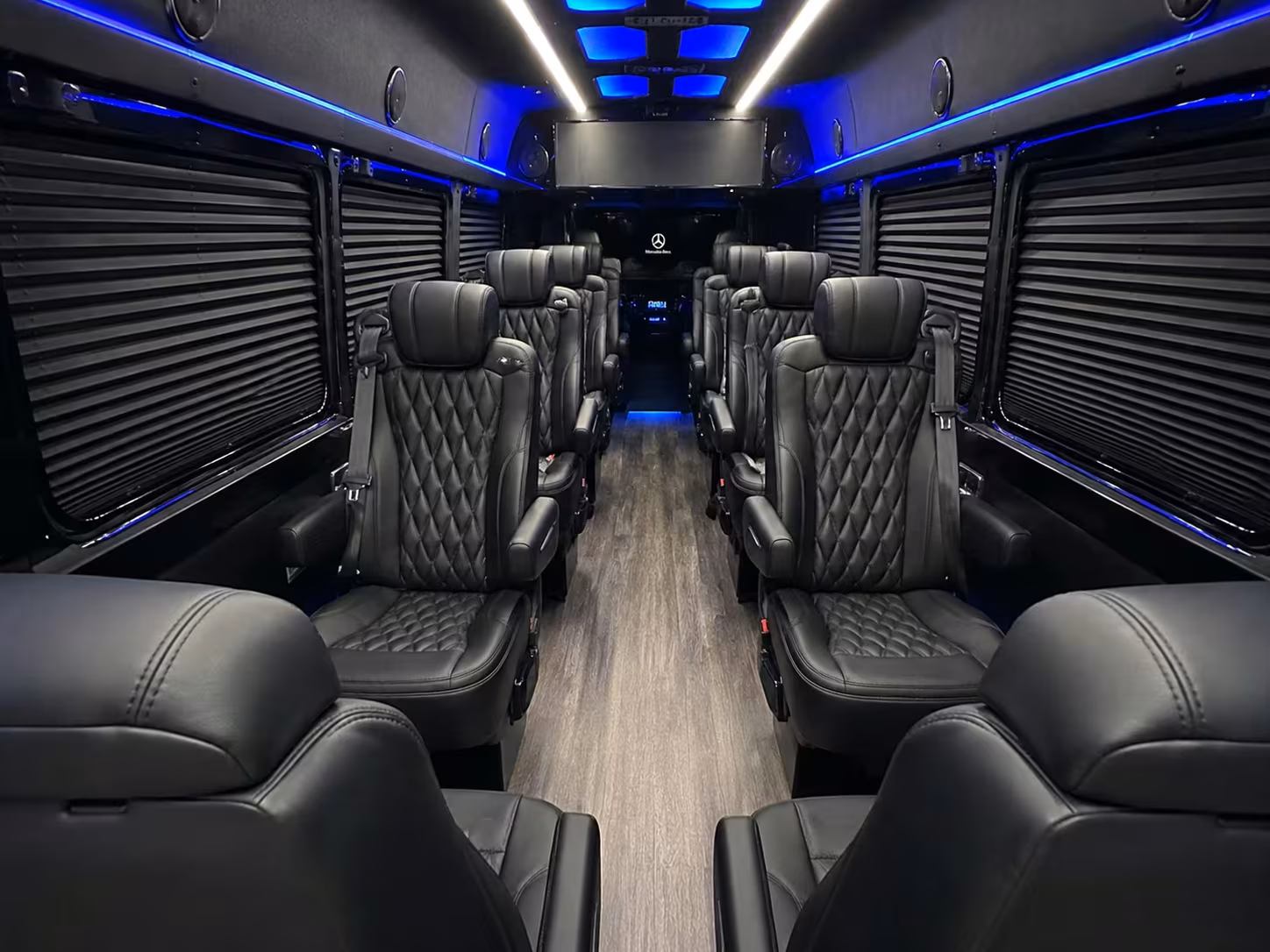 sprinter van with driver interior