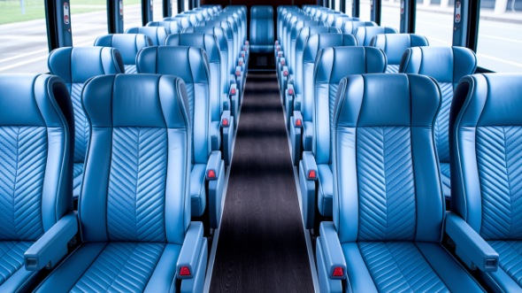 lafayette 55 passenger charter bus interior