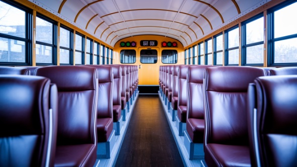 lafayette school bus rental inside