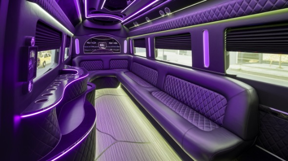 lafayette sprinter limo rental inside